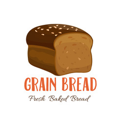 Grain bread icon
