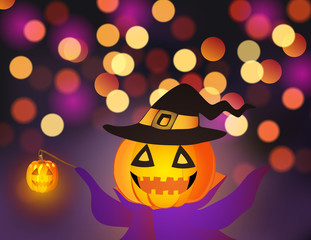 Naklejka premium ハロウィン