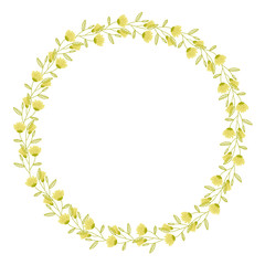 Vintage Flower Wreath