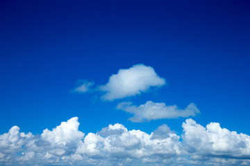 Obraz premium blue sky with clouds