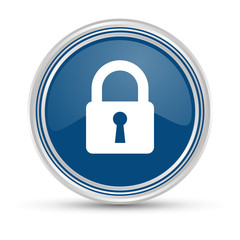 Blauer Button - Schloss