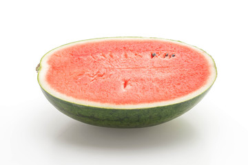 fresh watermelon on white background