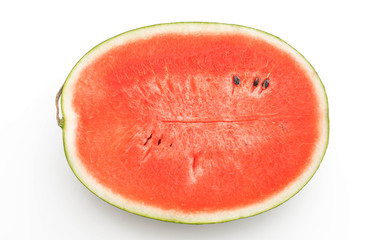fresh watermelon on white background