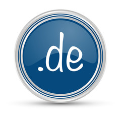 Blauer Button - de Domain URL