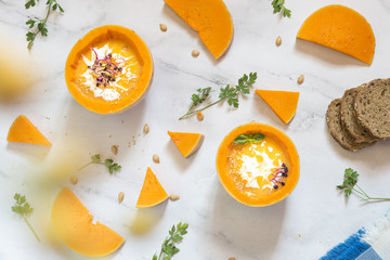 Pumpkin cream NEW CONCEPT, 3D effect