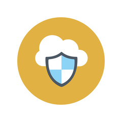 Cloud-security-vector