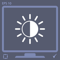1422500 brightness vector icon
