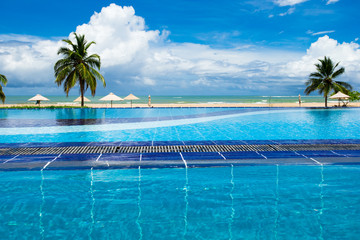 swimming pool in beautiful park