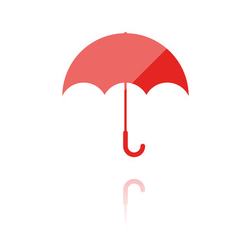 Farbiges Symbol - Regenschirm