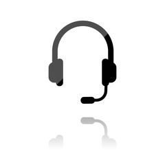 farbiges Symbol - Headset