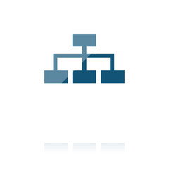 Fototapeta premium kolorowy symbol - hierarchia