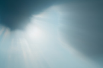 Beautiful light from the nature at sunset every day.