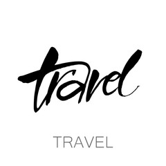 travel lettering template