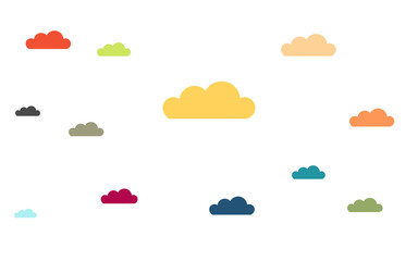 Wallpaper - bunte Wolken