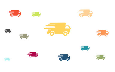 Wallpaper - bunte LKWs