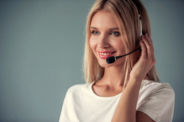 Beautiful young woman