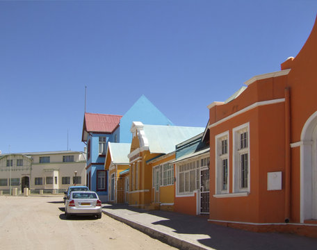 Kolonialgebäude In Lüderitz, Namibia