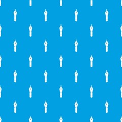Fountain pen nib pattern seamless blue