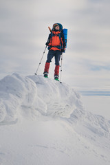 Feel freedom and enjoy beautiful winter mountains