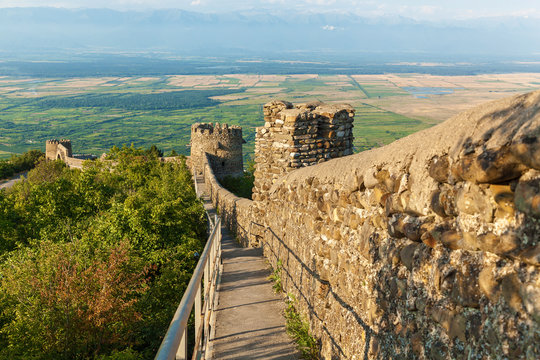 Architecture of Sighnaghi city in Georgia