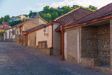 Architecture of Sighnaghi city in Georgia