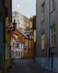 Fototapeta na wymiar Street of Tallinn old town