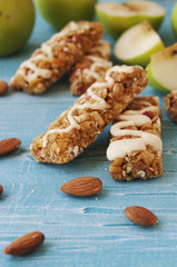 Cookies of cereals with fruit and berries
