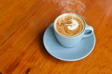 Coffee cup,.cup of coffee on table in cafe,coffee cup background
