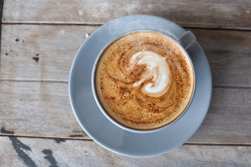 Coffee cup,.cup of coffee on table in cafe,coffee cup background
