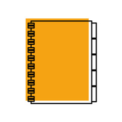 address book contacts business office supply vector illustration