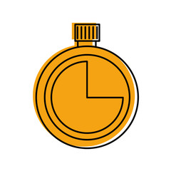 stopwatch timer second time concept vector illustration