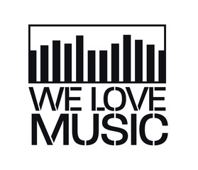 We Love Music Logo