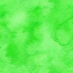 Green watercolor seamless pattern
