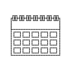 calendar business date appointment planning icon vector illustration
