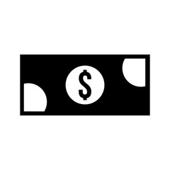 banknote money cash currency payment icon vector illustration