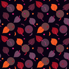 leaves pattern vector illustration