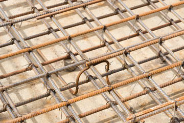 Reinforcement metal framework.