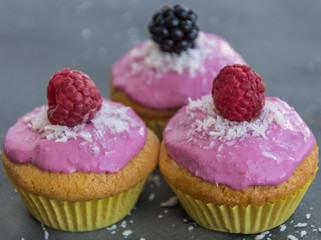 Tasty homemade cupcakes