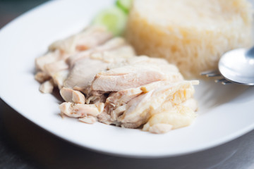 Chicken rice it called 