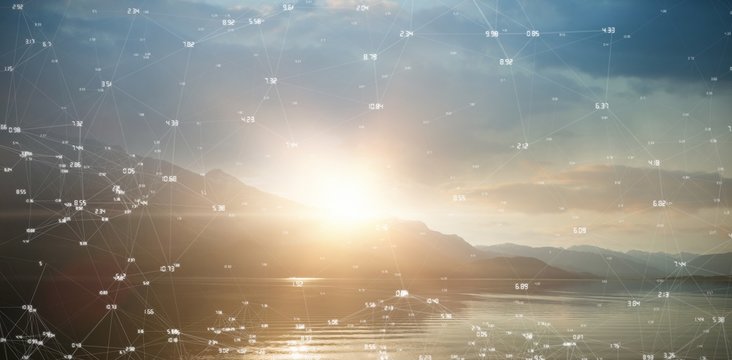 Composite image of screen with times - Powered by Adobe