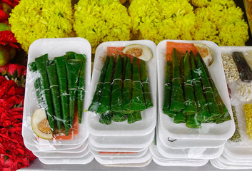 Betel palm at the market in Bangkok, Thailand
