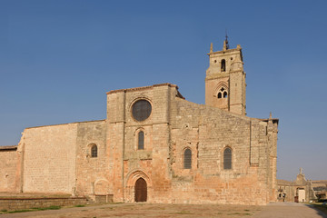 Fototapeta na wymiar Santa Maria la Real church, Sasamon, Burgos province, Spain
