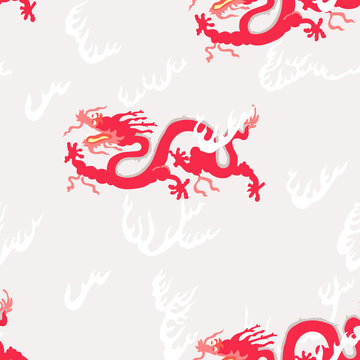 Oriental Dragon Pattern