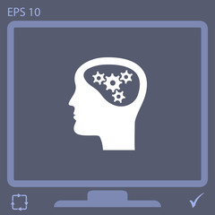 brain vector icon