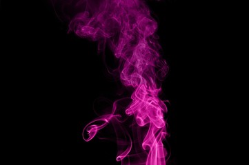 movement of smoke, Abstract Violet smoke on black background, Violet background,Violet ink background,purple smoke,ink drop. Dark blue and violet