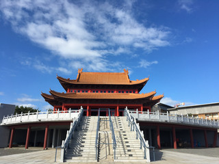 Obraz premium Majestueux temple chinois de Guan Di