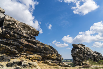Die Teufelsmauer im Harz bei Thale ( Sachsen-Anhalt )