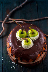 Cake with apples