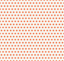 Halloween vector polka dot background. Orange and white light endless seamless texture. Thanksgivings day pattern