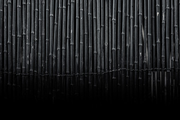 Black bamboo background 